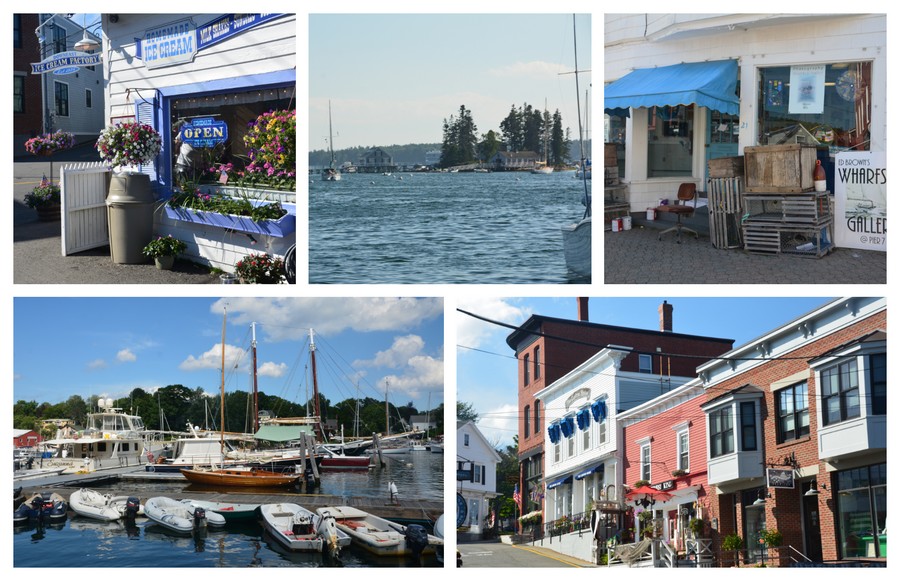 Boothbay Harbor Vue sur le port de Boothbay Harbor