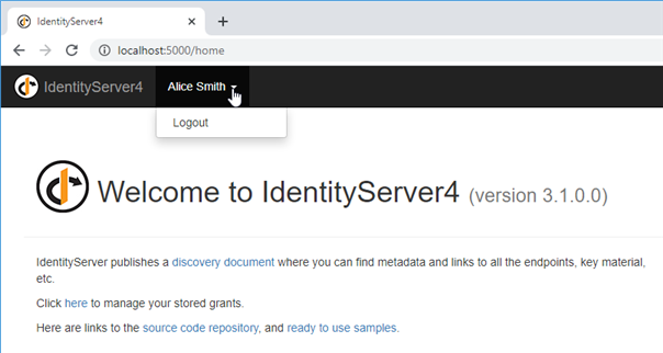 IdentityServer4 - ASP.NET Core solution