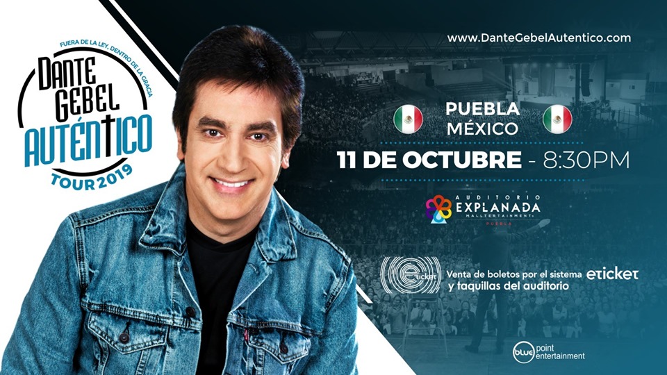 Dante Gebel "Auténtico" en Puebla, México 11 de octubre de 2019 EyC