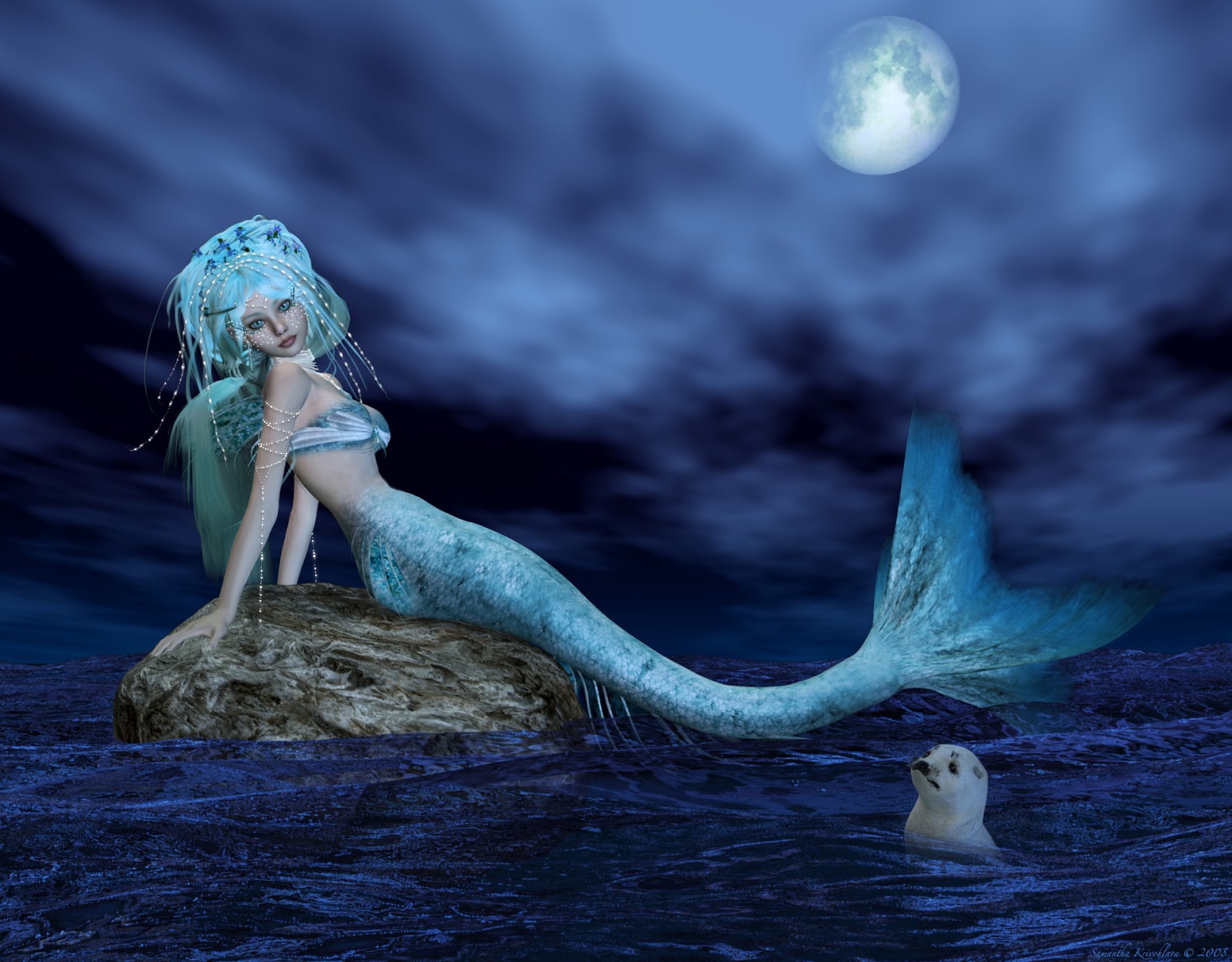 Unique Wallpaper 40 imágenes de sirenas en el mar Fantasy mermaids