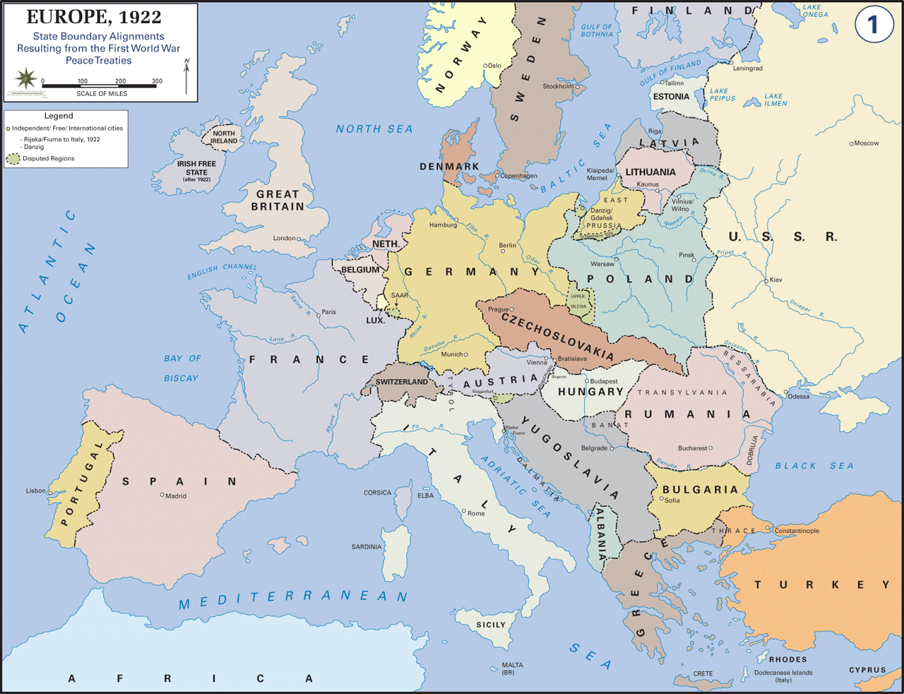 ANTHROPOLOGY OF ACCORD: Map on Monday: World War I Redraws European