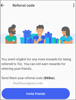 tez referral code