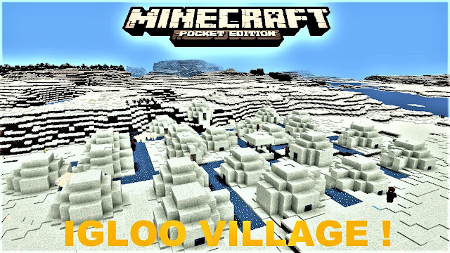 Map Desa Salju dan Rumah Iglo + Villager di Minecraft PE ...