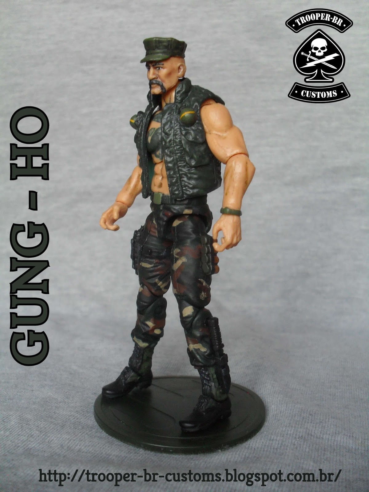 Gi joe Custom Action Figures Gi Joe Marine GungHo