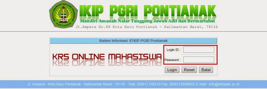 BERBAGI ILMU CEK NILAI IKIP PGRI PONTIANAK
