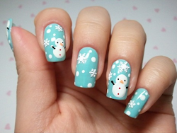 easy nail winter designs