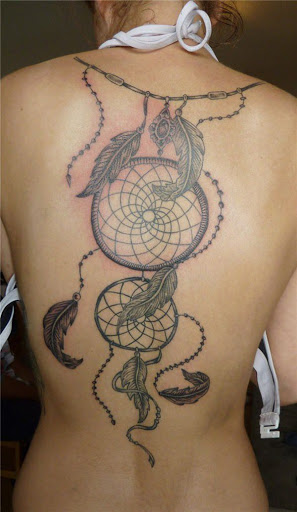 Dreamcatcher, como um colar de volta