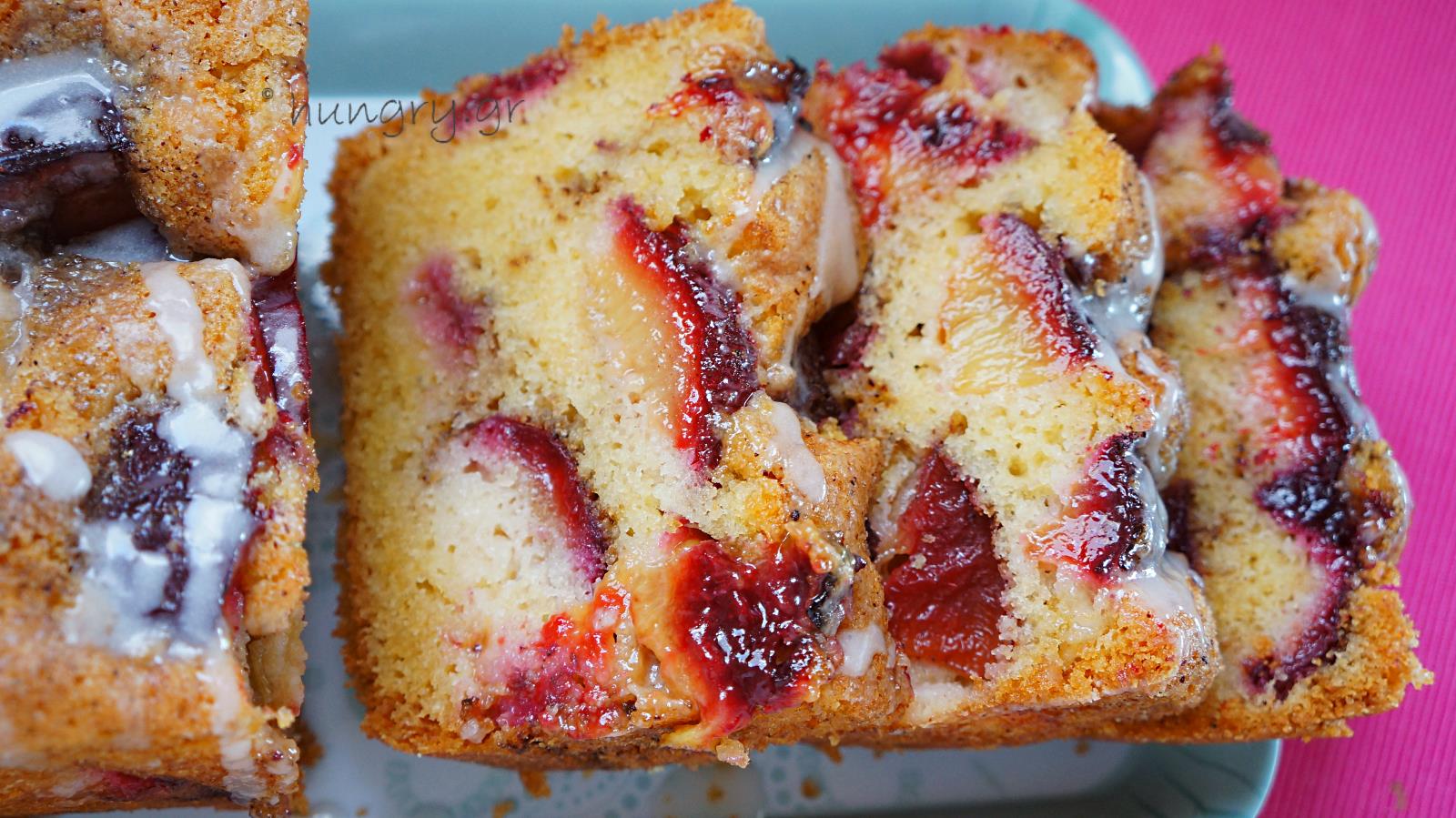 Kitchen Stories Spiced Plum Pound Cake
