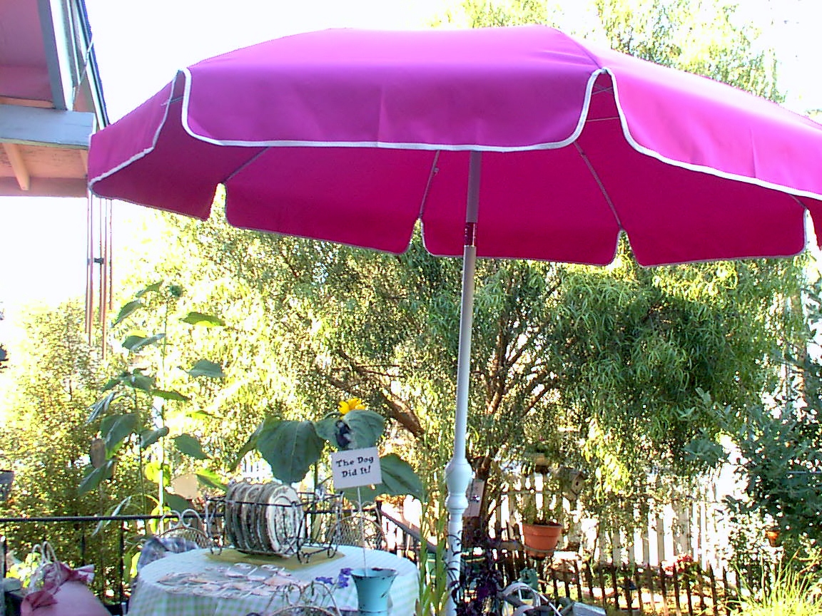 Gracious Cottage Blog: A Pink Umbrella for Pink Saturday