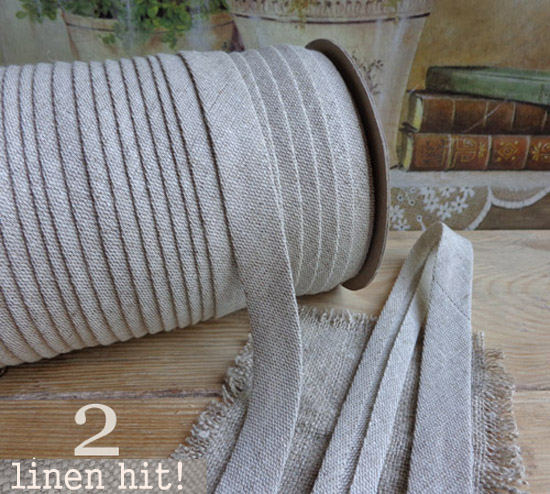 lamówka lniana naturalna Linen Hit! lamówka lniana naturalna Linen Hit!
