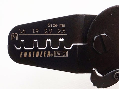 普通に人間の手のサイズで圧着出来る限界サイズ? Engineer pa-21 精密圧着ペンチ