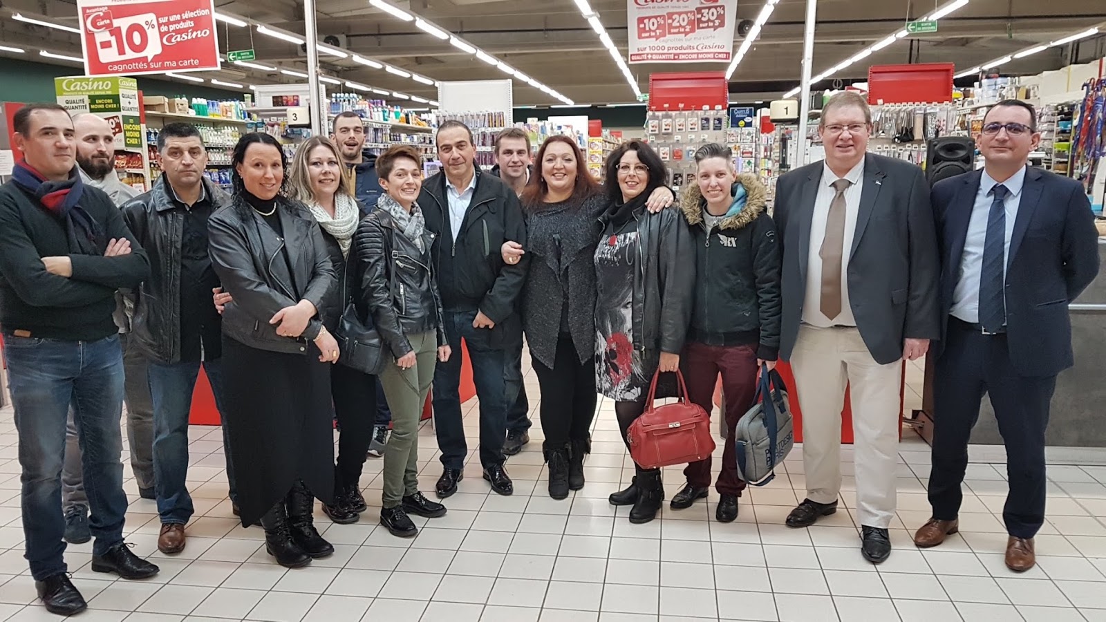 reglissevanille Les Mages inauguration du supermarché "Casino"