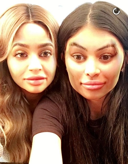The Beef is Over! Kylie Jenner Cuddles Up with Blac Chyna as They Re-unite on Snapchat (Photos)