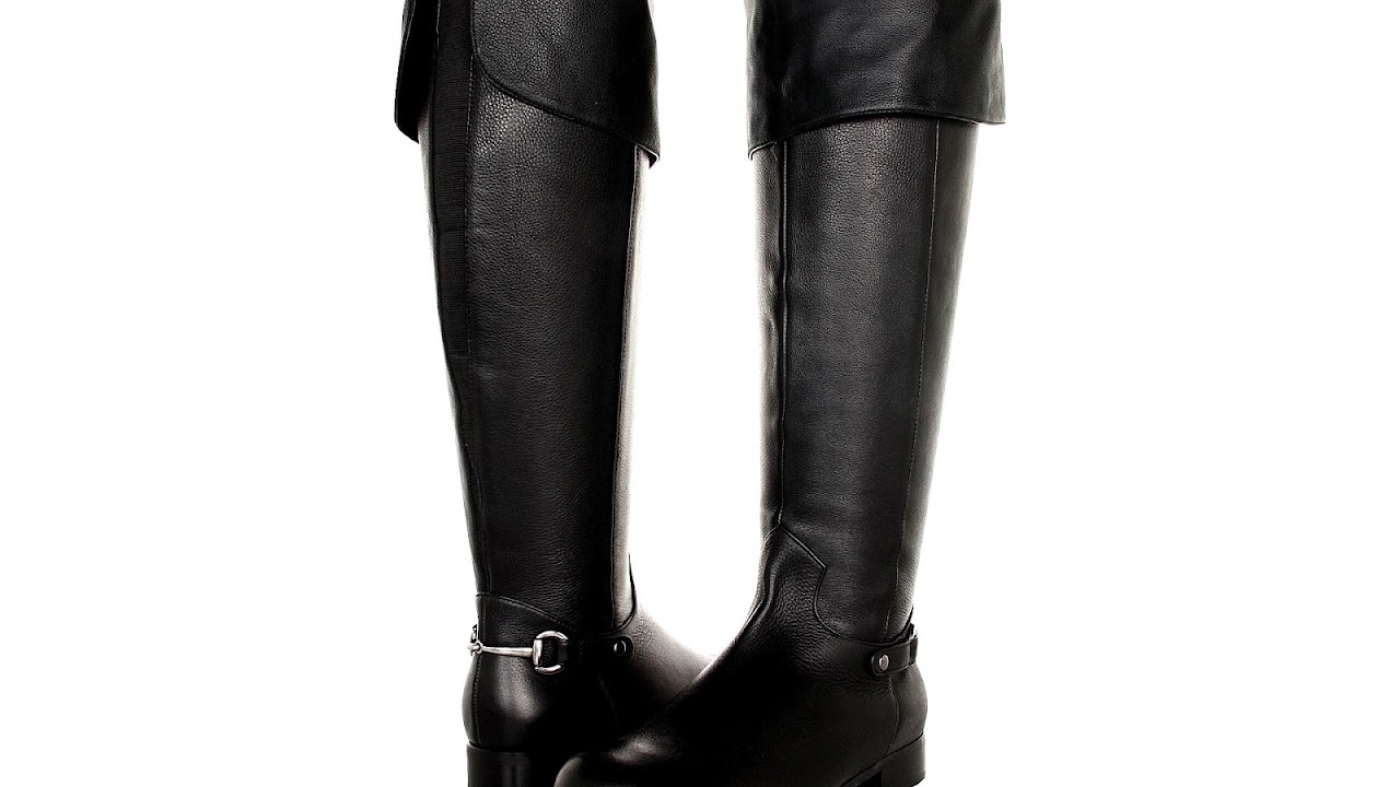 Black Over The Knee Riding Boots - Knee Choices