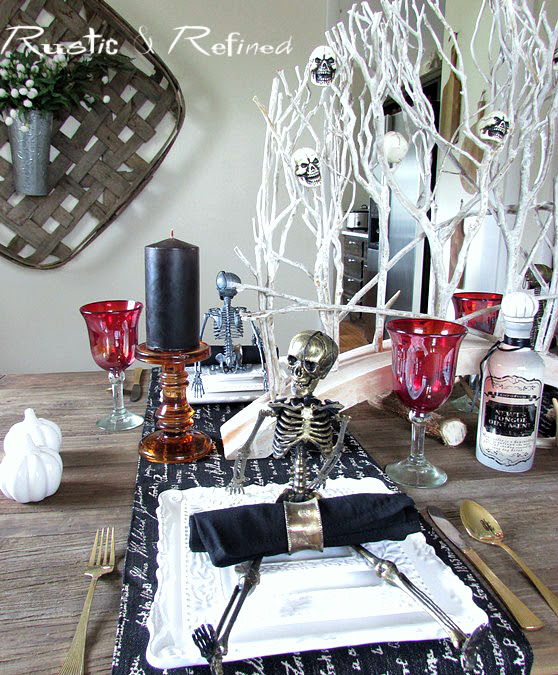 Fall or Halloween Tablescape