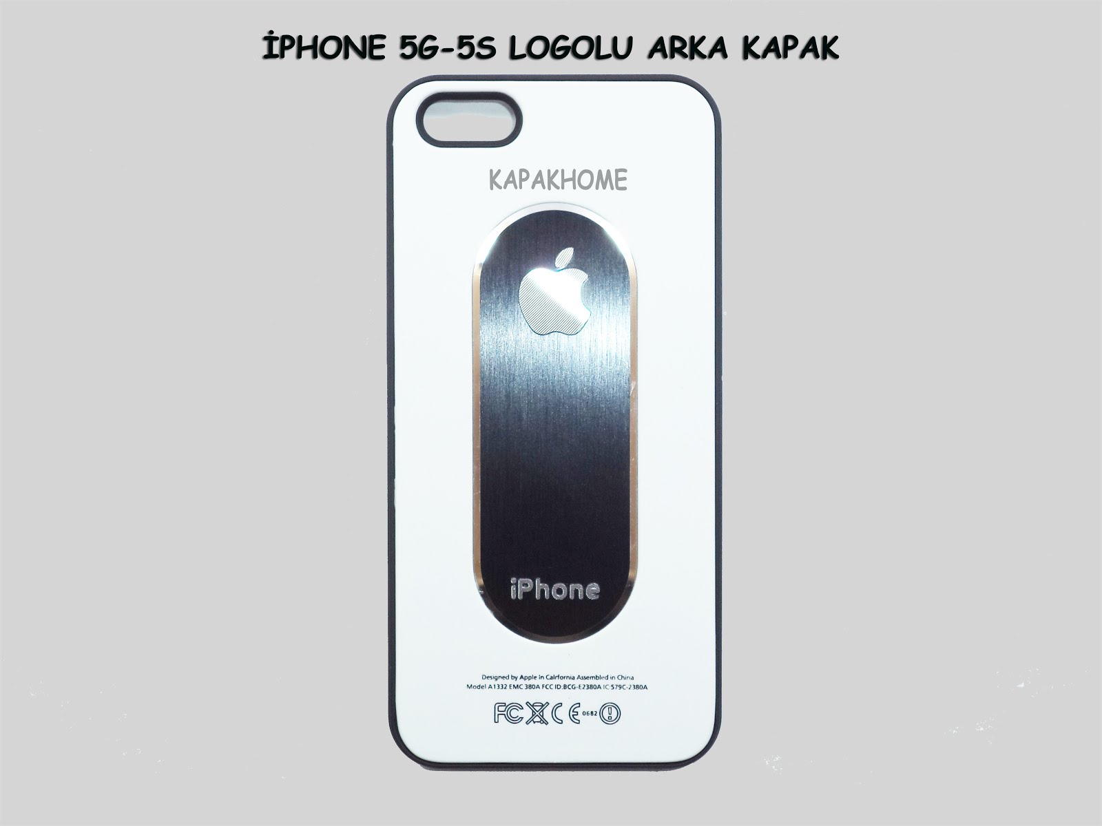 İphone 5G-5S Logolu Arka Kapak