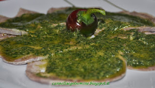 lingua di vitello in salsa verde