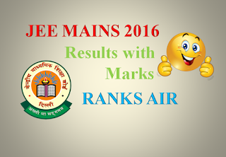 JEE Main Result 2016 JEE Main Result 2016