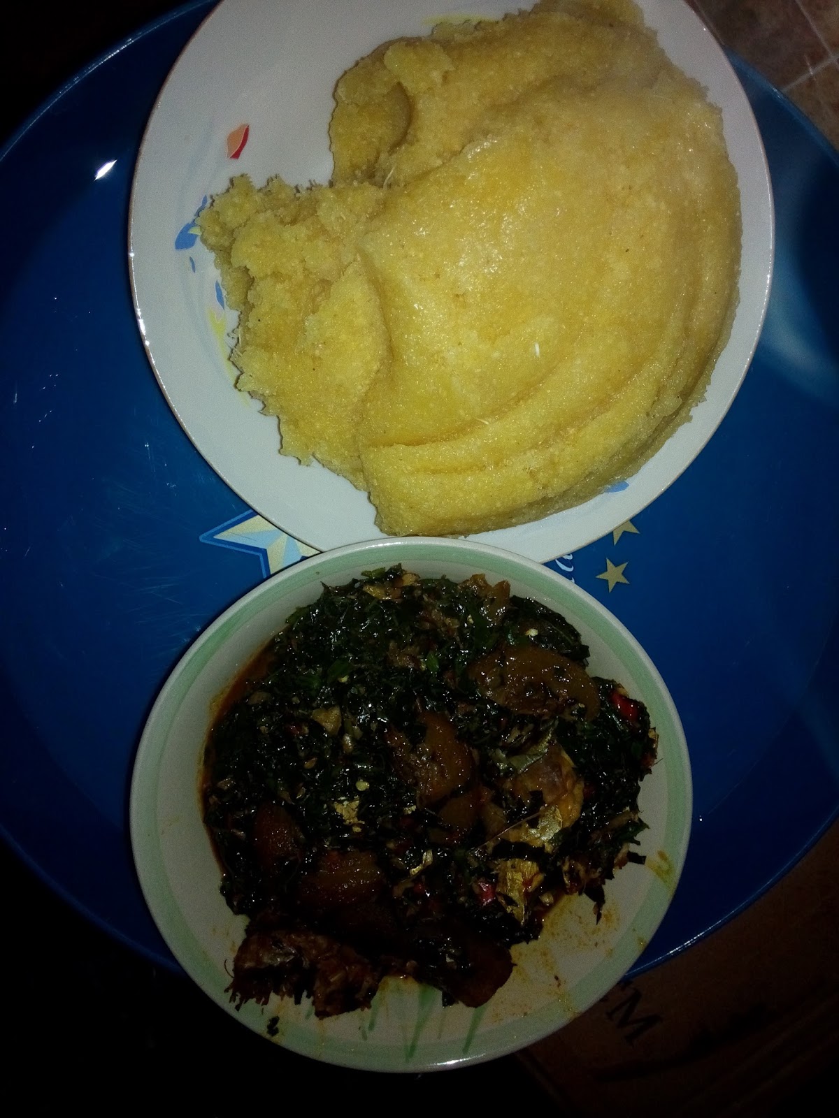 Pwesh Kitchen All Nigerian Food Recipe Blog FLUTED PUMPKIN LEAF SOUP