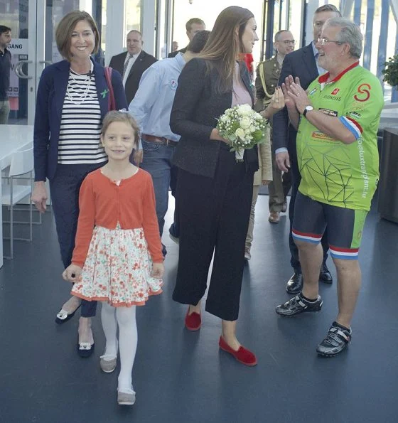 Princess Claire of Luxembourg attend a event for World Day of Organ Donation and Transplantation at Luxexpo The Box