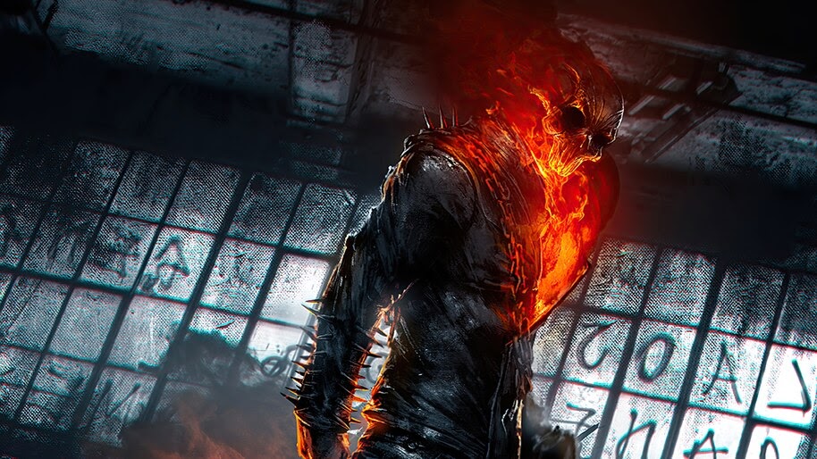 Ghost Rider, Marvel, Art, 4K, #6.2083