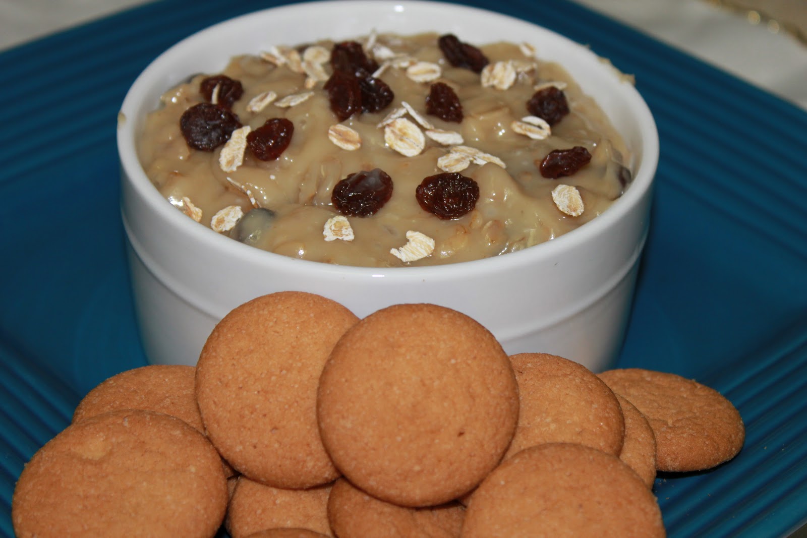 Karen and Charlie's Kitchen Oatmeal Cookie Dough Dip