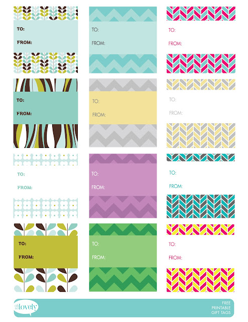 FREEBIES // GIFT TAGS, Oh So Lovely Blog