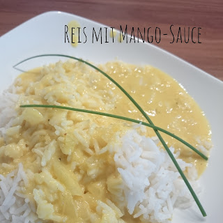 [Food] Reis mit Mango-Sauce // Rice with Mango-Sauce