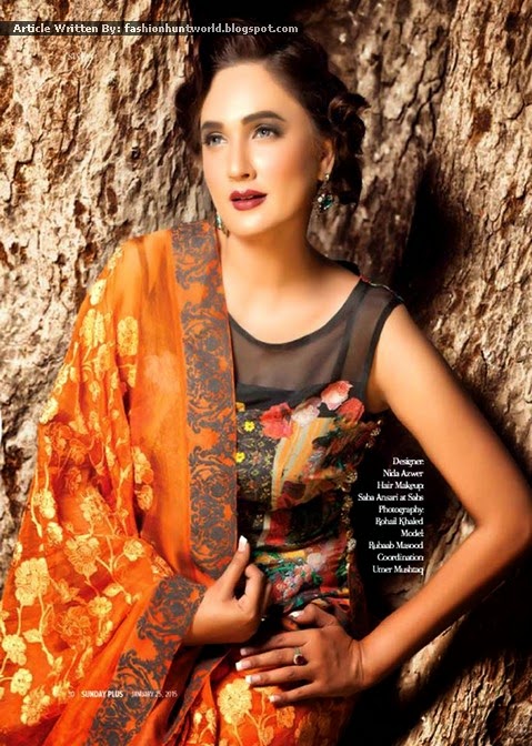 nida azwer party wear
