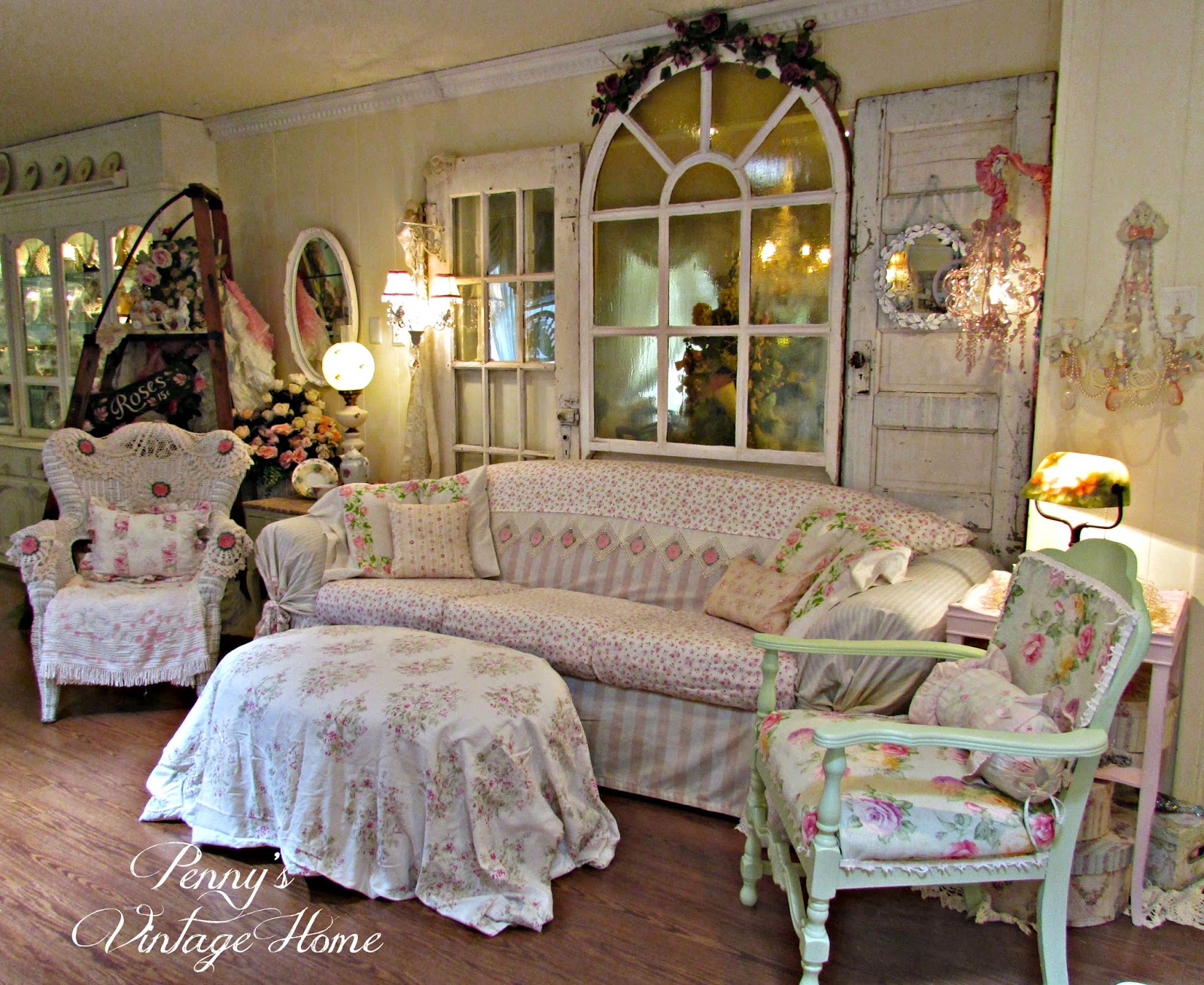 Penny's Vintage Home: Shabby Slip Covers