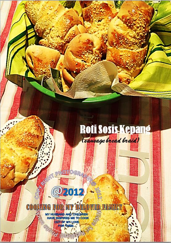 Widya Sri Rusdianti's Kitchen: ROTI SOSIS KEPANG (SAUSAGE BREAD BRAID)
