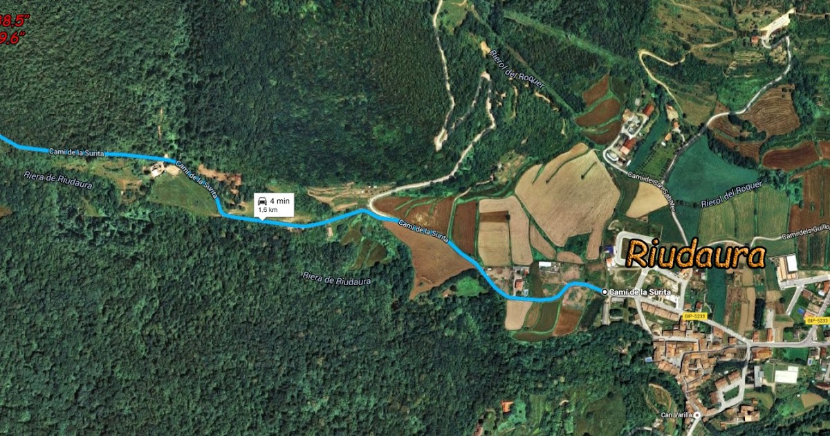 Racons de Catalunya Riera de Riudaura (Riudaura)