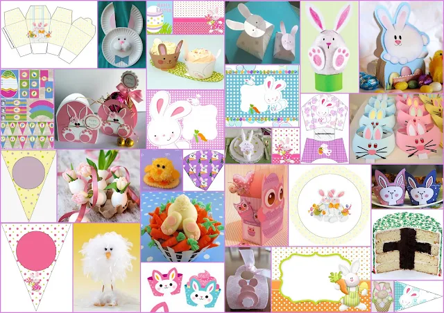 Easter Free Printables and Party Ideas. 