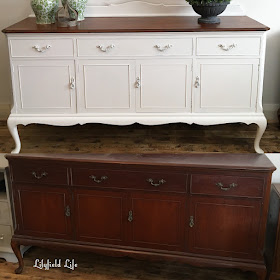 French Provincial hand painted sideboard by Lilyfield life