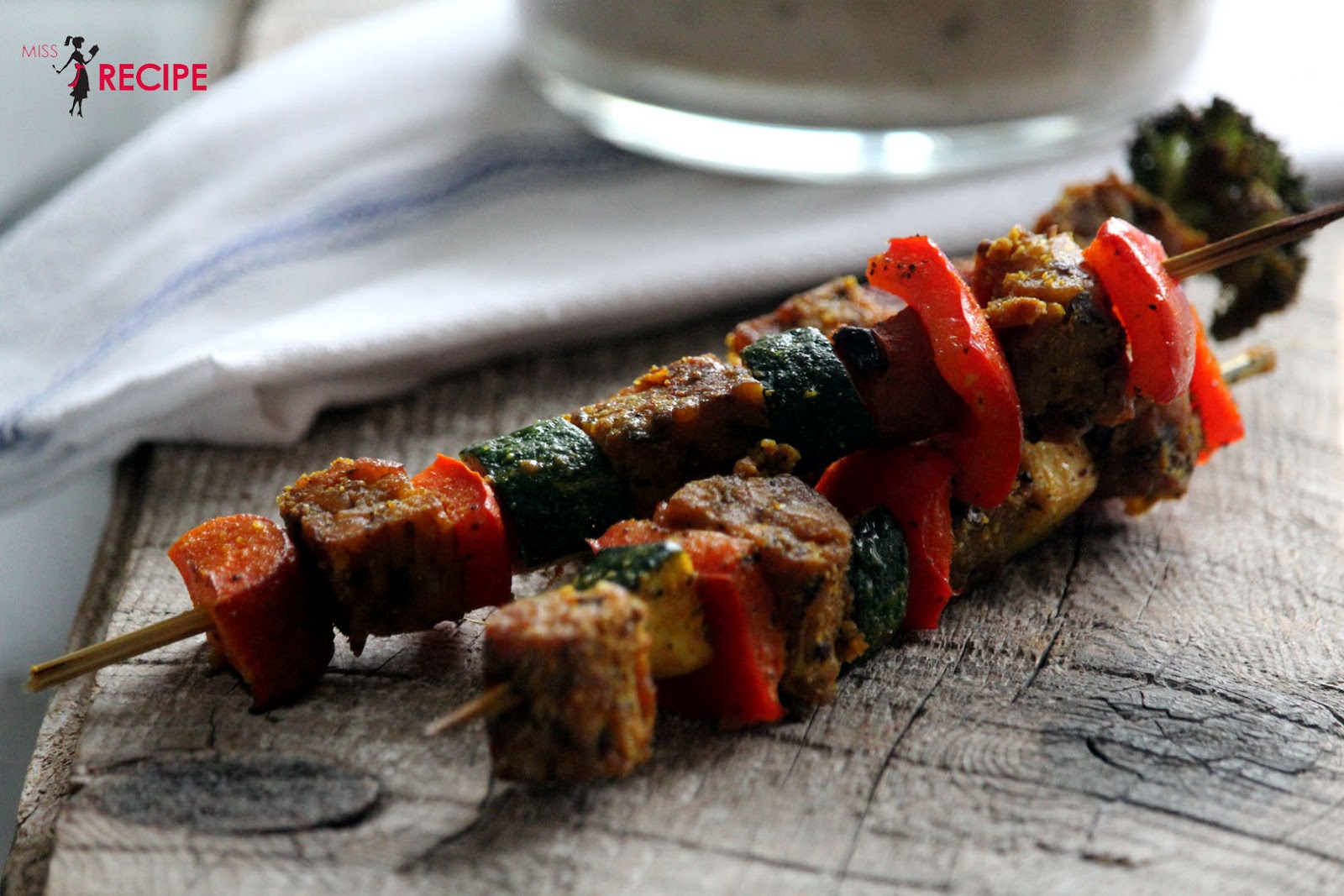 Brochettes de légumes au barbecue Aux Fourneaux