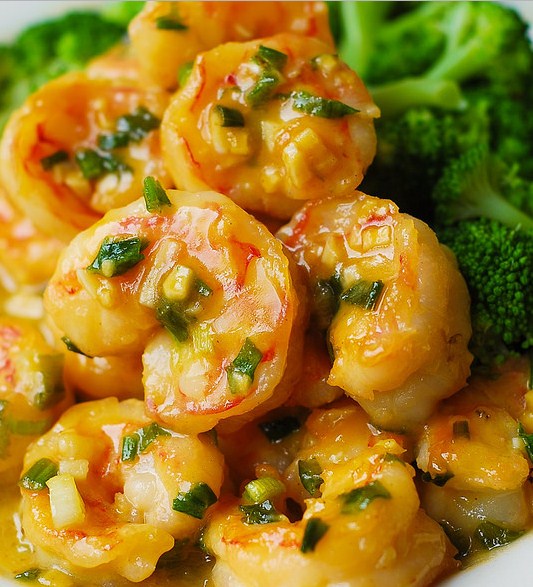 Honey Mustard Garlic Shrimp