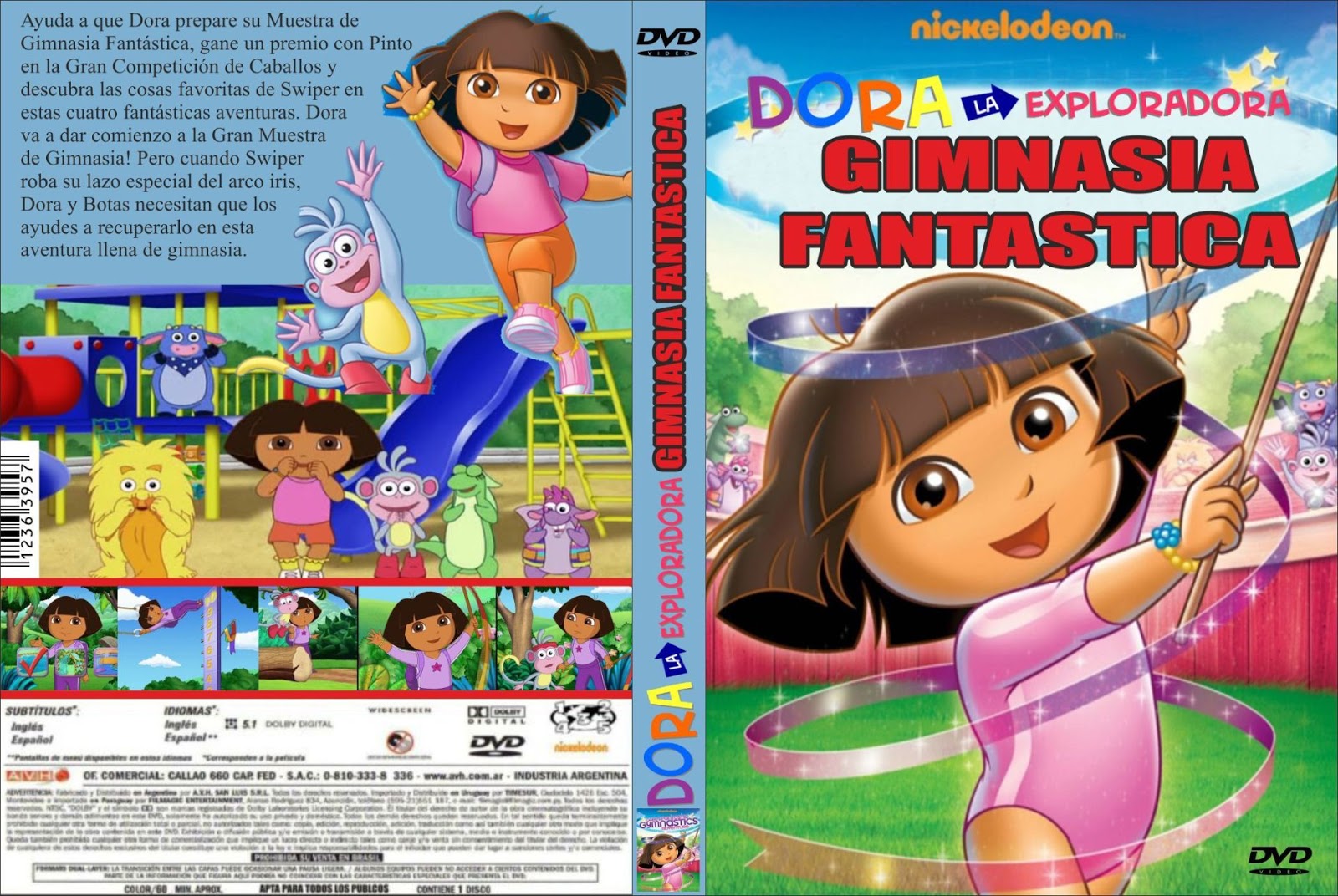 ESTRENOS DVD Dora La Exploradora Gimnasia Fantastica.