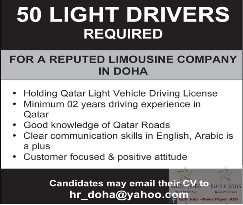 Car rental company jobs for Qatar Gulf Jobs for Malayalees