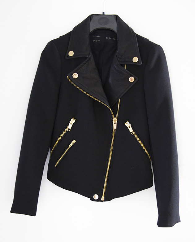 Itchy Edgy: New In: Zara Jacket with Leather Lapels