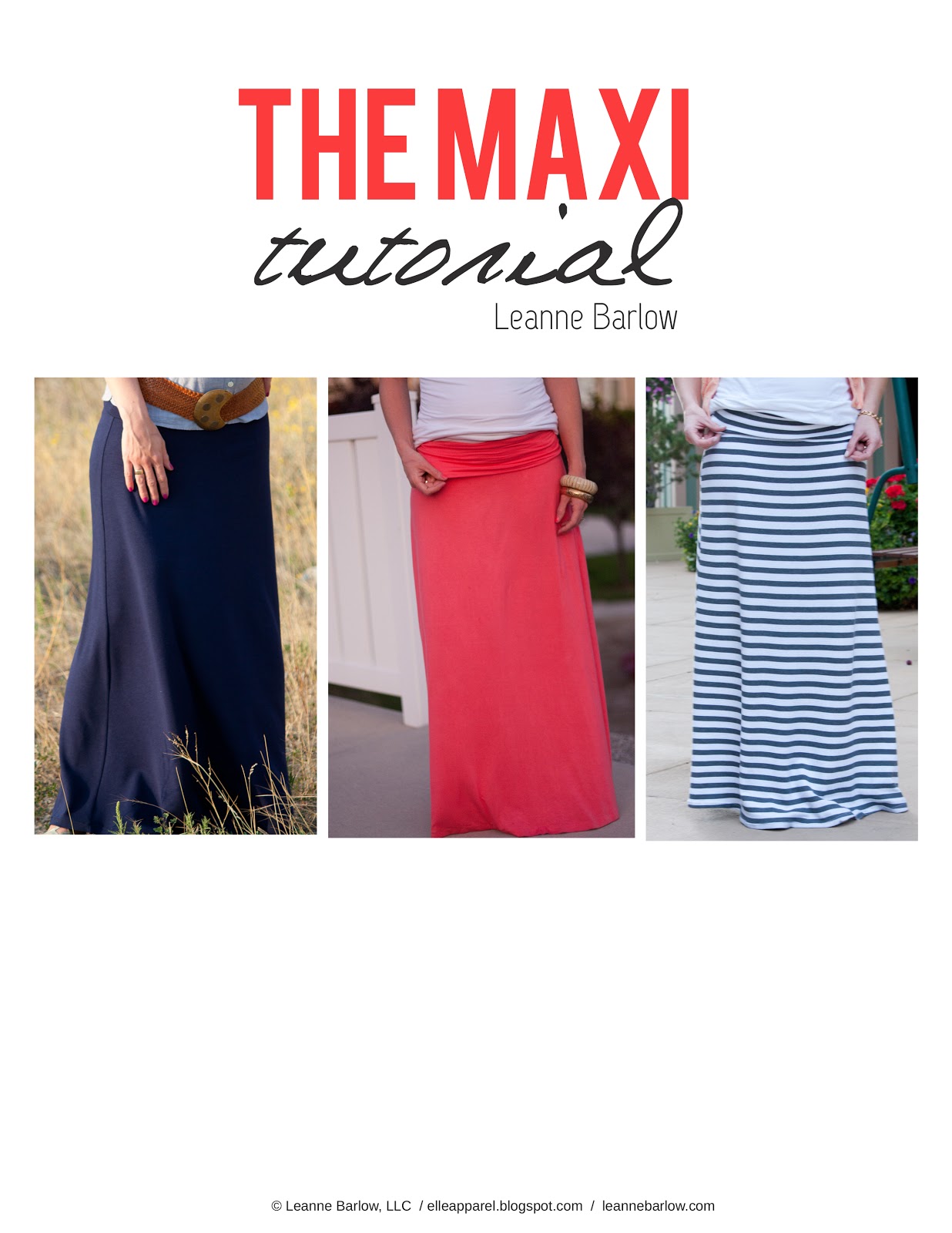 Elle Apparel: The Maxi tutorial revisted