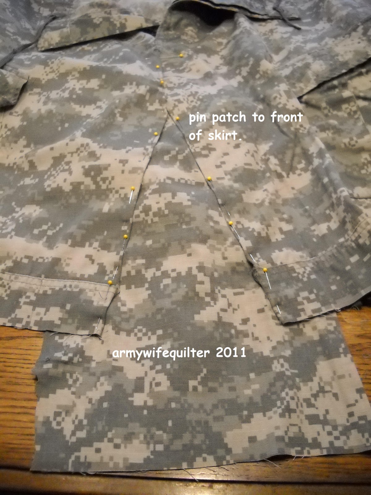 Army Wife Quilter: His and Hers ACU's