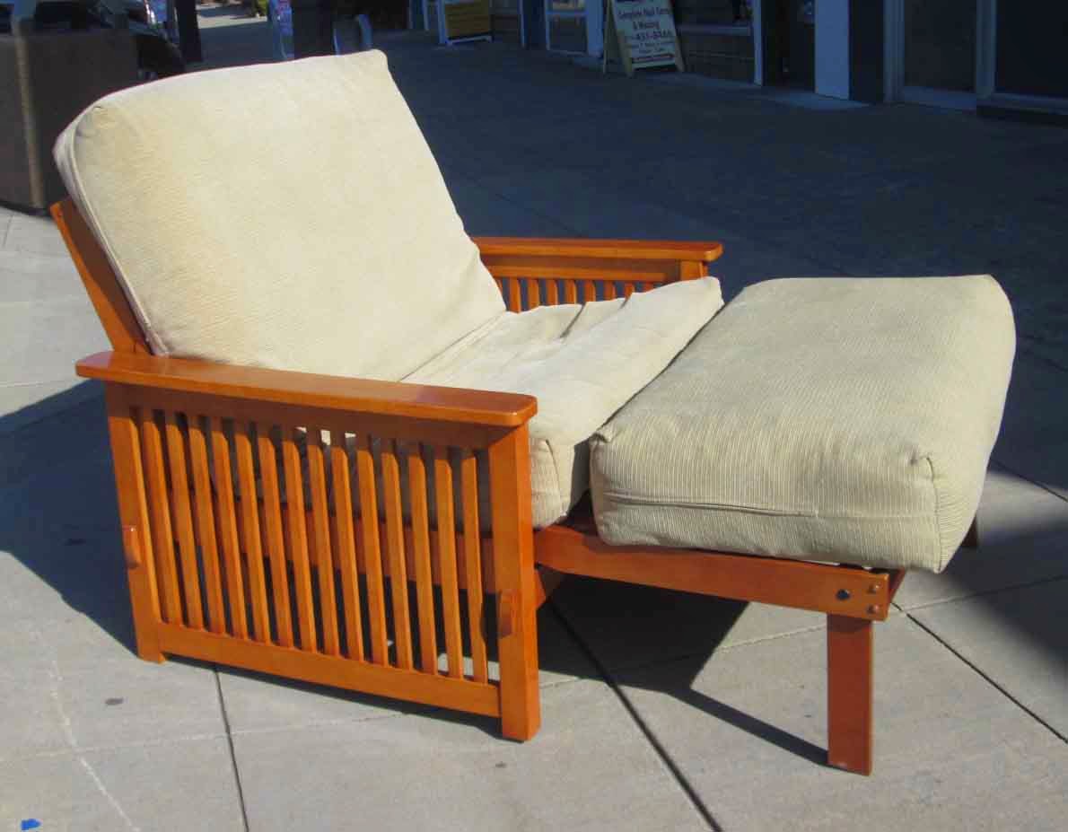 UHURU FURNITURE & COLLECTIBLES SOLD Thick Single Futon Chair 125