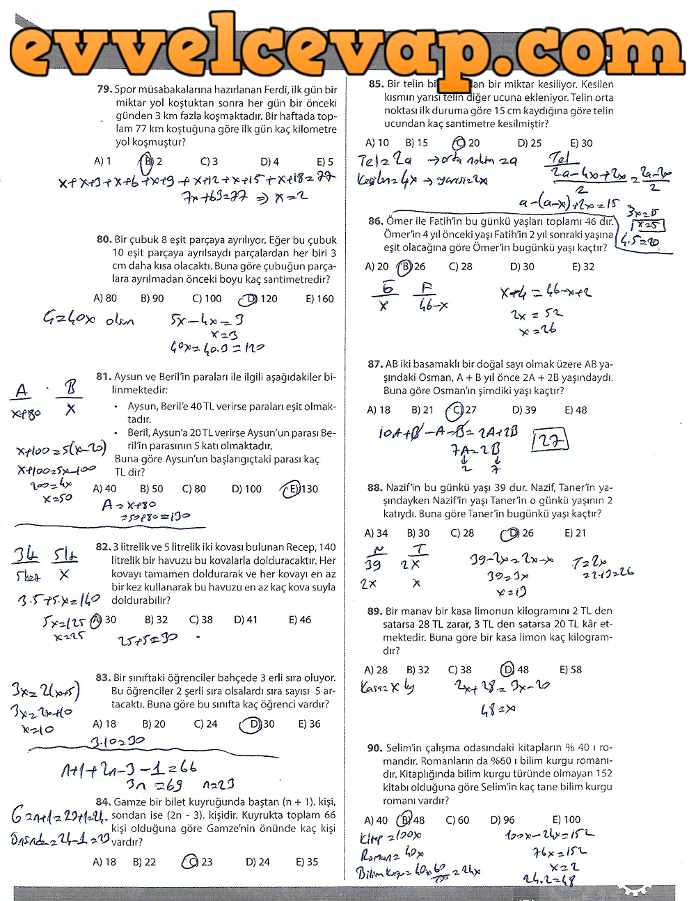 9.Sınıf Matematik MEB Yayınları Ders Kitabı 171.Sayfa Cevapları 3.Ünite Ölçme ve Değerlendirme (2017-2018 Yeni Müfredat) 9.Sınıf Matematik MEB Yayınları Ders Kitabı 171.Sayfa Cevapları 3.Ünite Ölçme ve Değerlendirme (2017-2018 Yeni Müfredat)