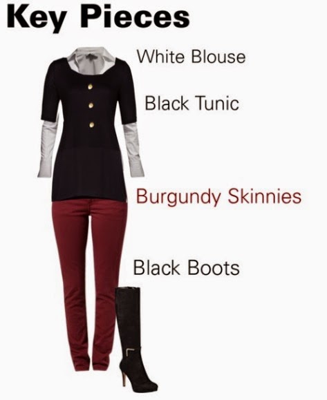 Low-Budget Fashionista: Tunic w/ Burgundy Skinnies