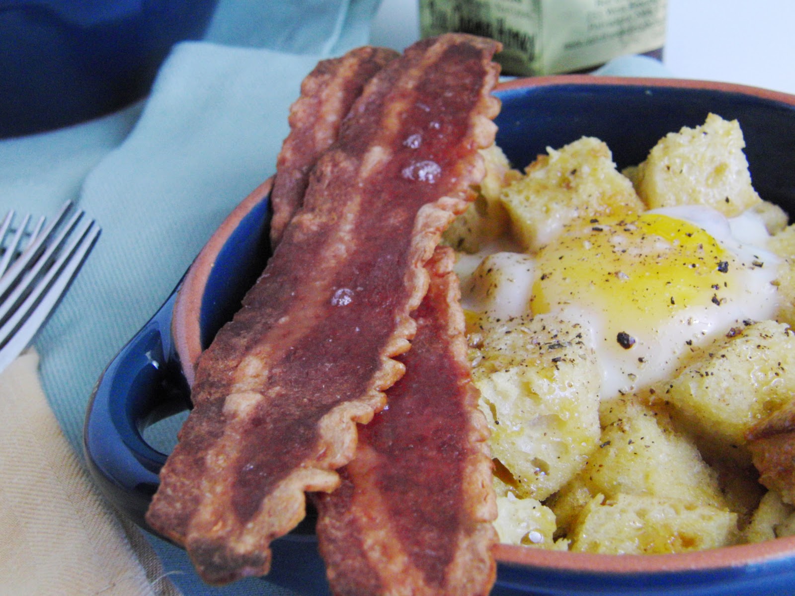 Curly Girl Kitchen Baked Bacon and Eggs French Toast