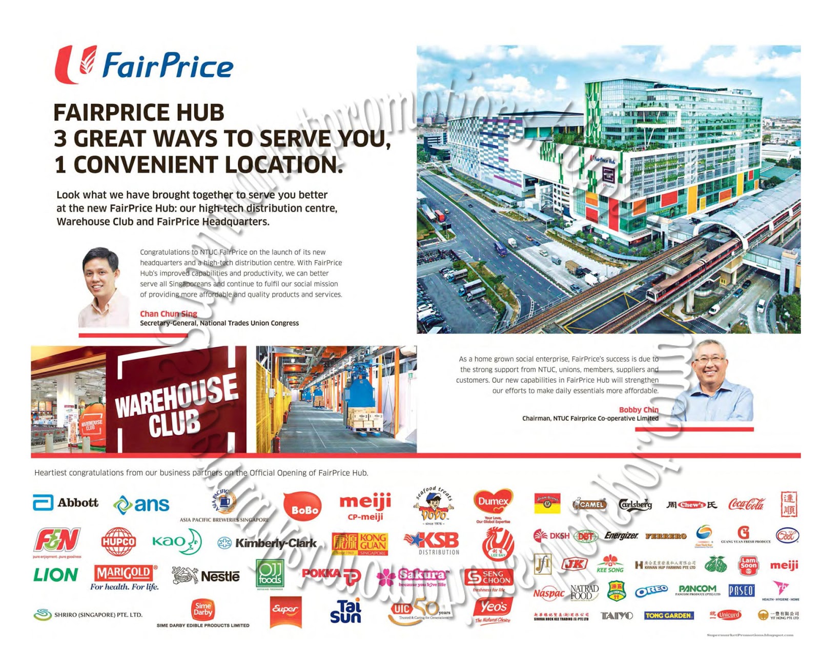 FairPrice Hub Official Opening 16 September 2015 Supermarket Promotions