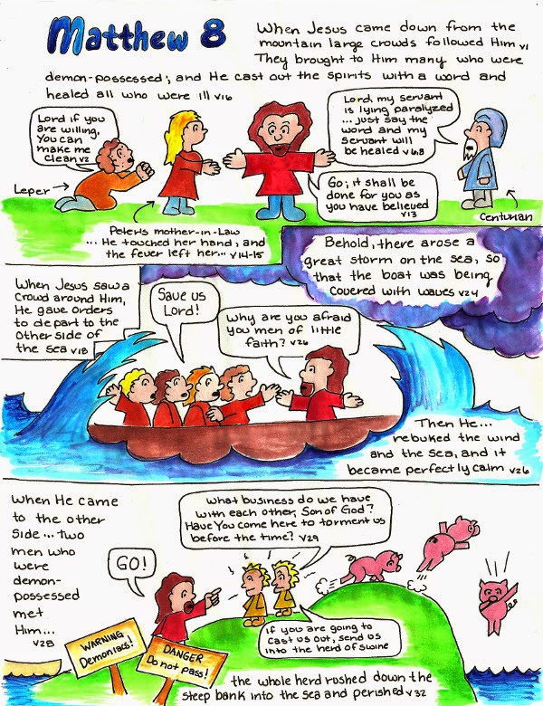 Doodle Through The Bible Matthew 8