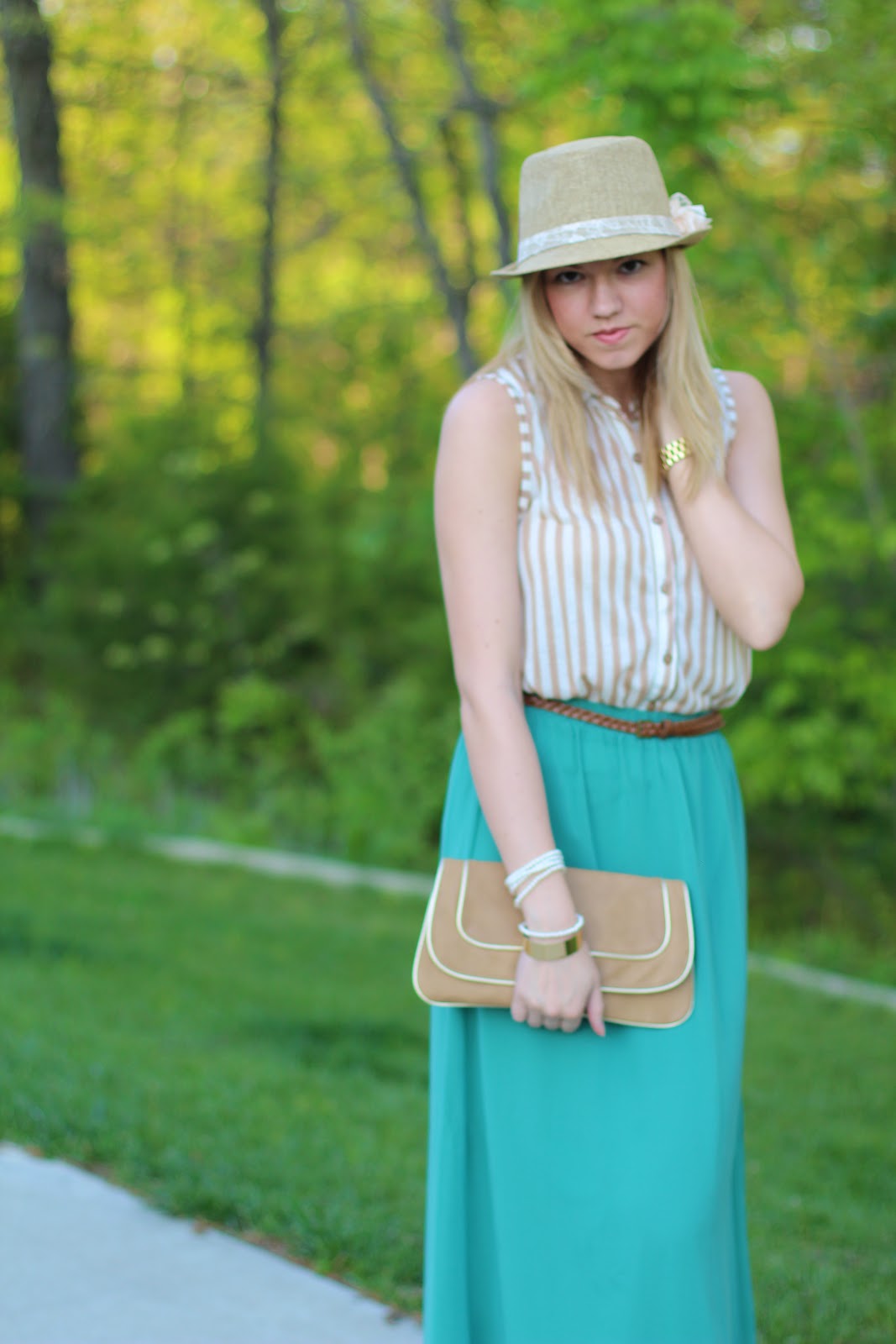 Living in Color | A Life & Style Blog: Outfit Post: Maxi & Stripes ...