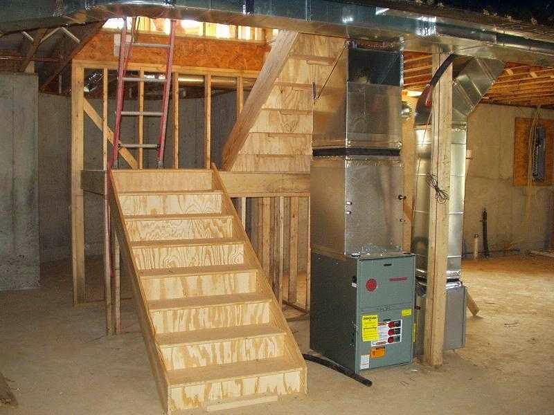 Unique Basement Stairs Design