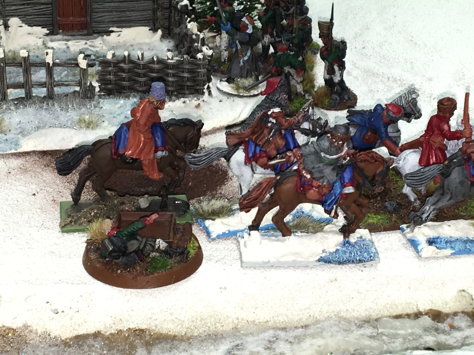 25 years of minis and counting Rearguard action 1812 Eagle Rampant demo